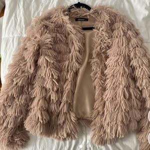 Fur coat worn once for a wedding.